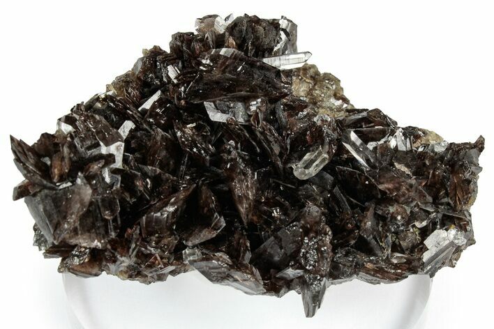 Sharp Axinite Crystal Cluster - Peru #347935